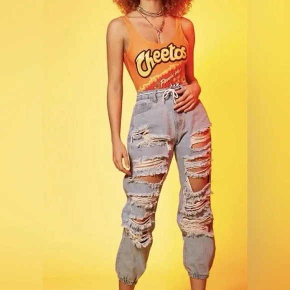 🔥Flamin’ Hot Cheetos Body Suit/Swimsuit - Size M🔥 - Picture 3 of 6